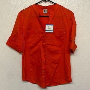 Orange Anne Klein NWT blouse